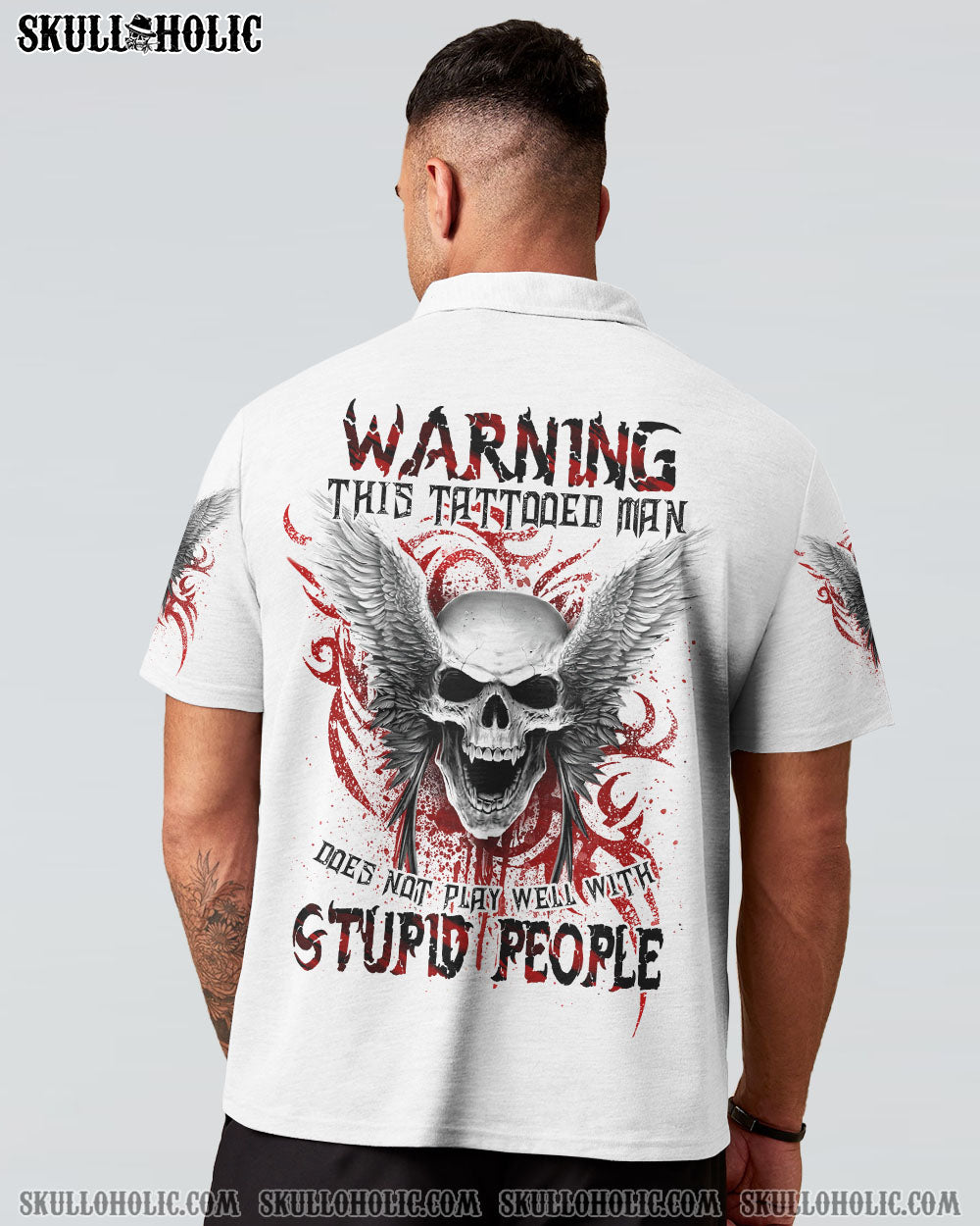 WARNING THIS TATTOOED MAN SKULL ALL OVER PRINT - TLTW2604232