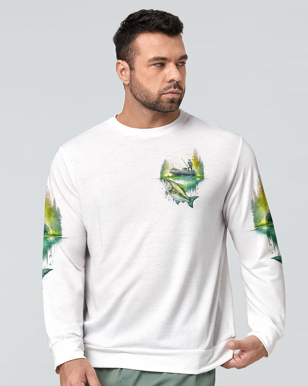 THE CLOSER I GET TO NATURE FISHING ALL OVER PRINT - YHLH2509234