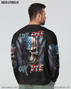 LIVE FREE OR DIE SKULL FLAG ALL OVER PRINT - TLTR1205231