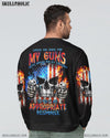 WHEN YOU COME FOR MY G SKULL FLAG ALL OVER PRINT - TLTW1505233