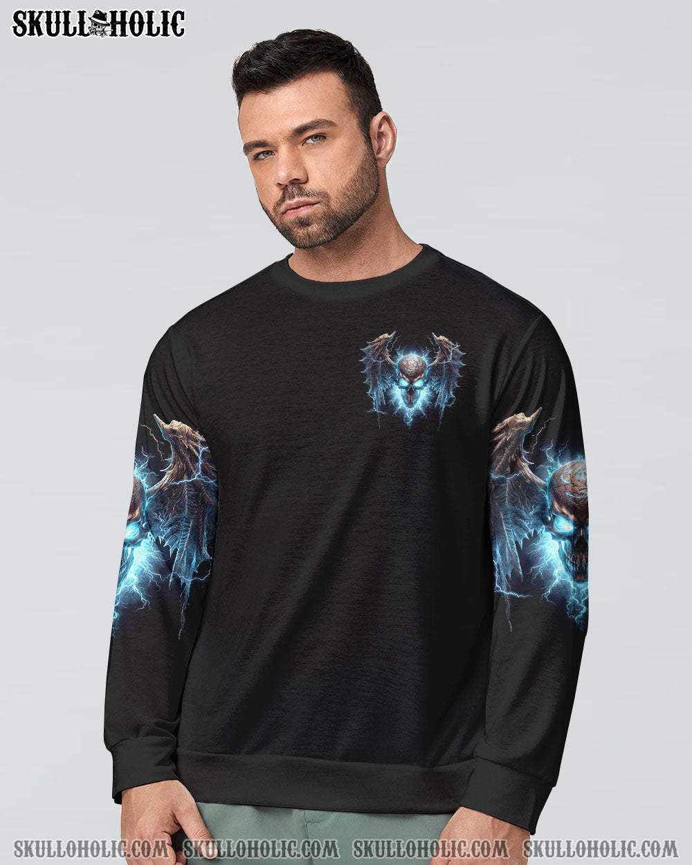 I HOLD A BEAST AN ANGEL SKULL WINGS ALL OVER PRINT - TLNT1605233
