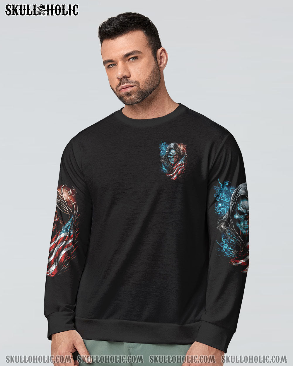 WHEN I WAS BORN REAPER FLAG ALL OVER PRINT - TLTW1503238