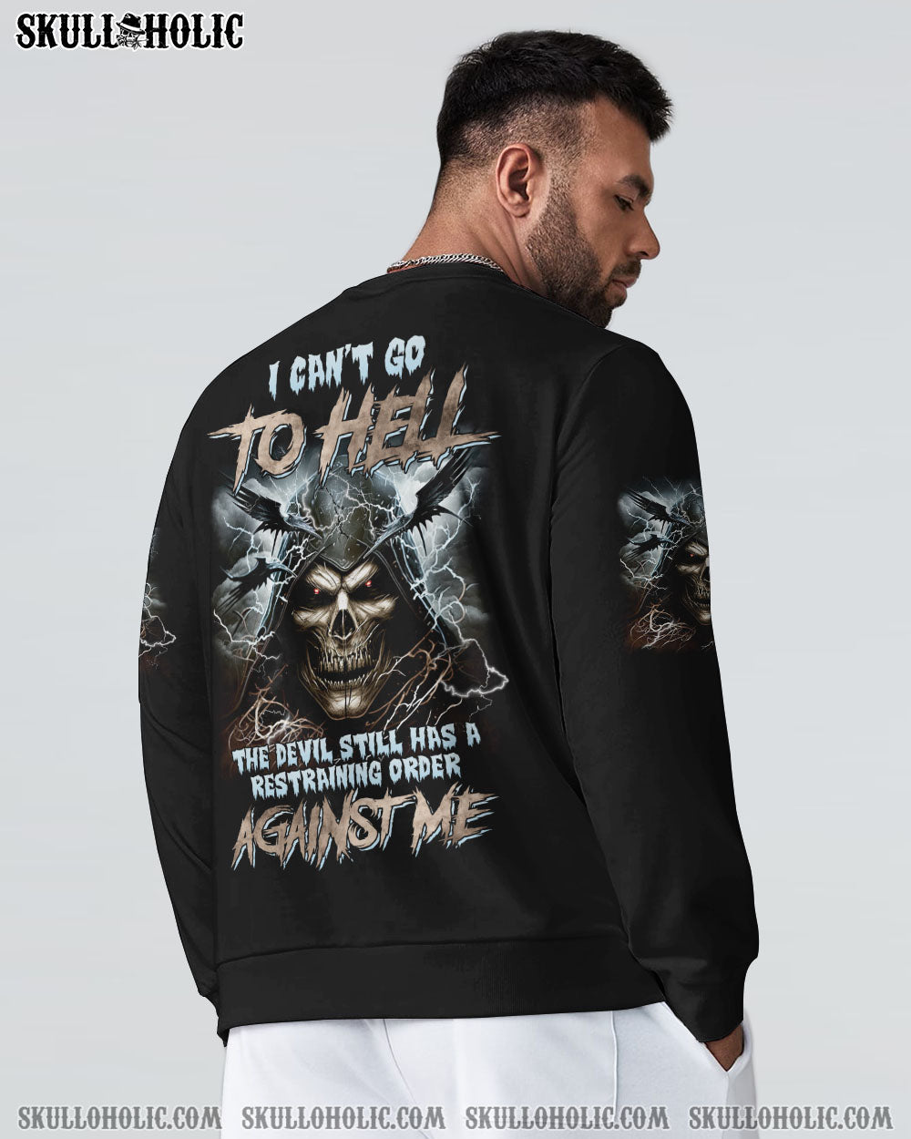 I CAN'T GO TO HELL REAPER BAT ALL OVER PRINT - TLNZ2903233