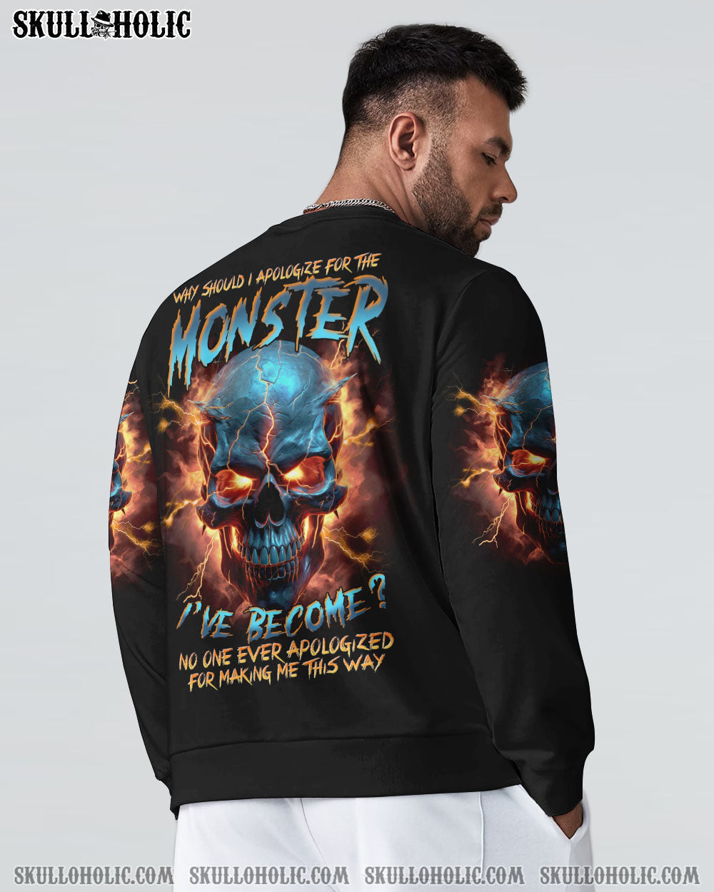 WHY SHOULD I APOLOGIZE FOR THE MONSTER ALL OVER PRINT - TLTR1705232