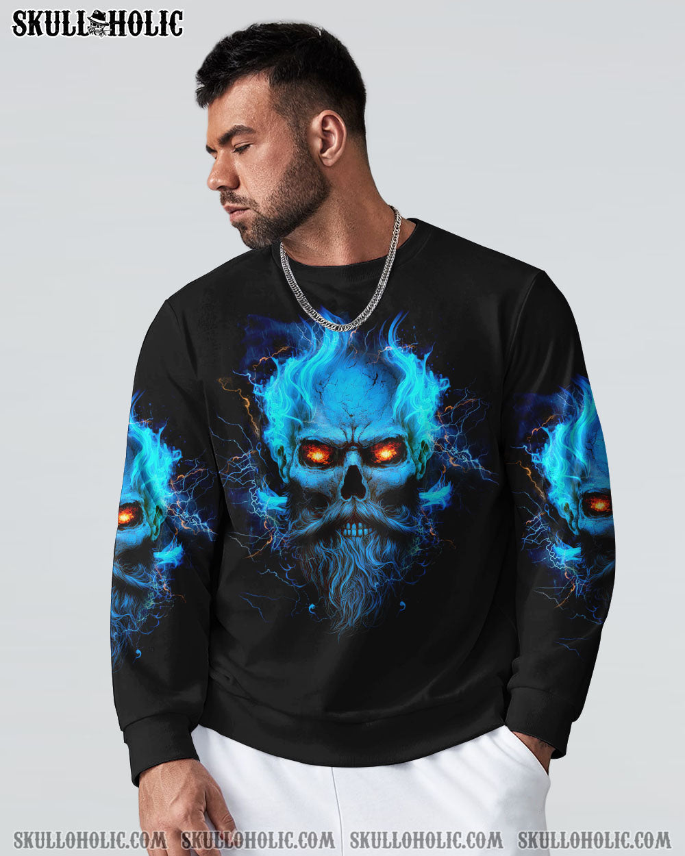 I NEVER DREAMED THAT ONE DAY GRUMPY OLD MAN SKULL ALL OVER PRINT - TLTW0704234