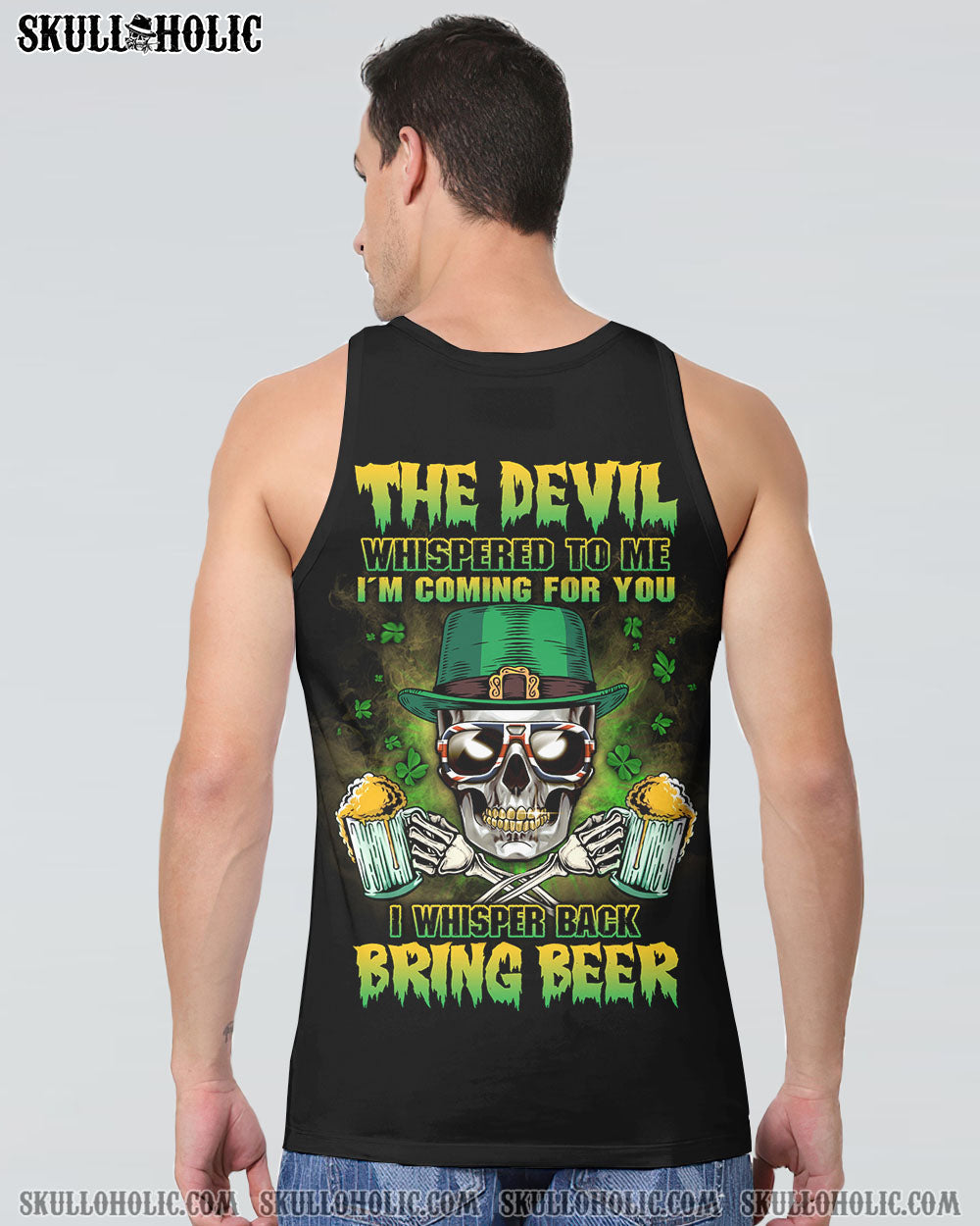 ST. PATRICK'S DAY BEER SKULL ALL OVER PRINT - YHLN1001232
