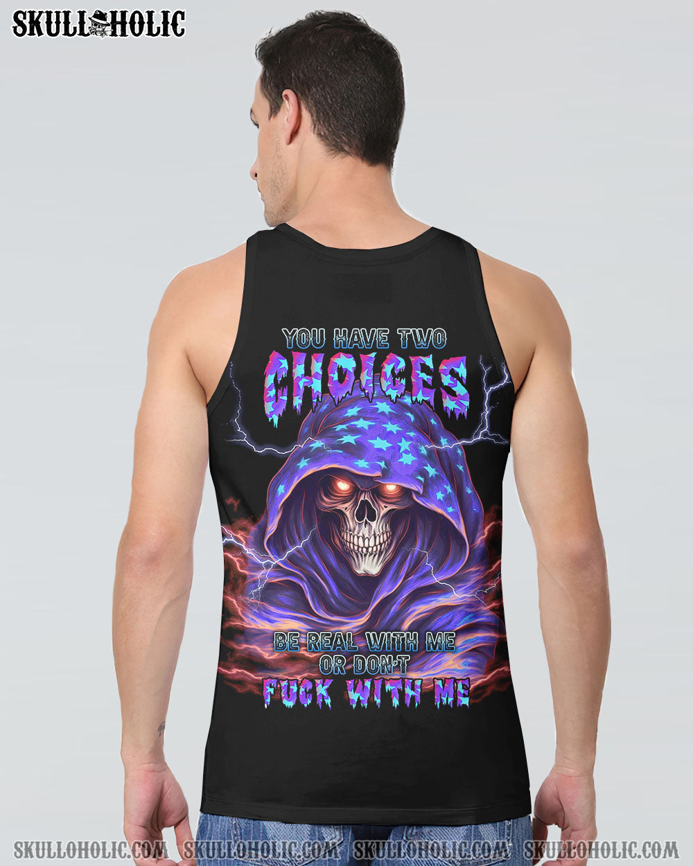 YOU HAVE TWO CHOICES SKULL REAPER ALL OVER PRINT - TLNT1105231