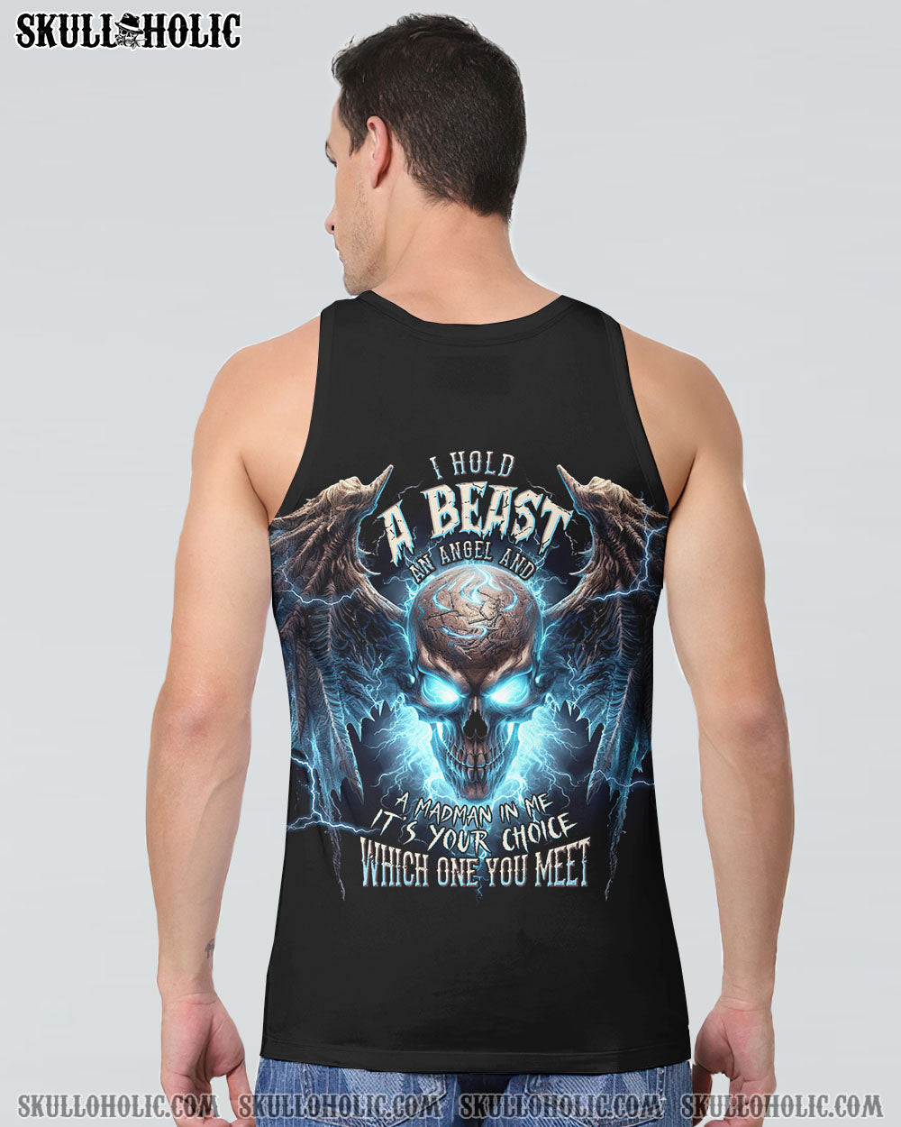 I HOLD A BEAST AN ANGEL SKULL WINGS ALL OVER PRINT - TLNT1605233