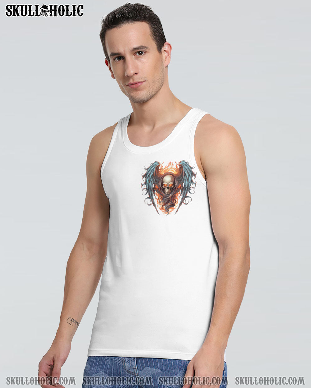 I CAN BE YOUR BEST FRIEND SKULL WINGS ALL OVER PRINT - TLTR1805232