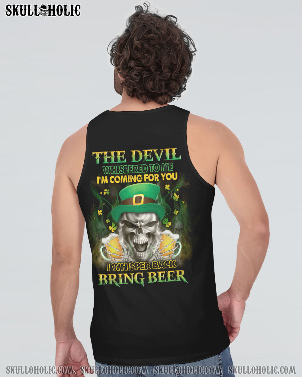 ST. PATRICK'S DAY BEER SKULL ALL OVER PRINT - YHLN3101231
