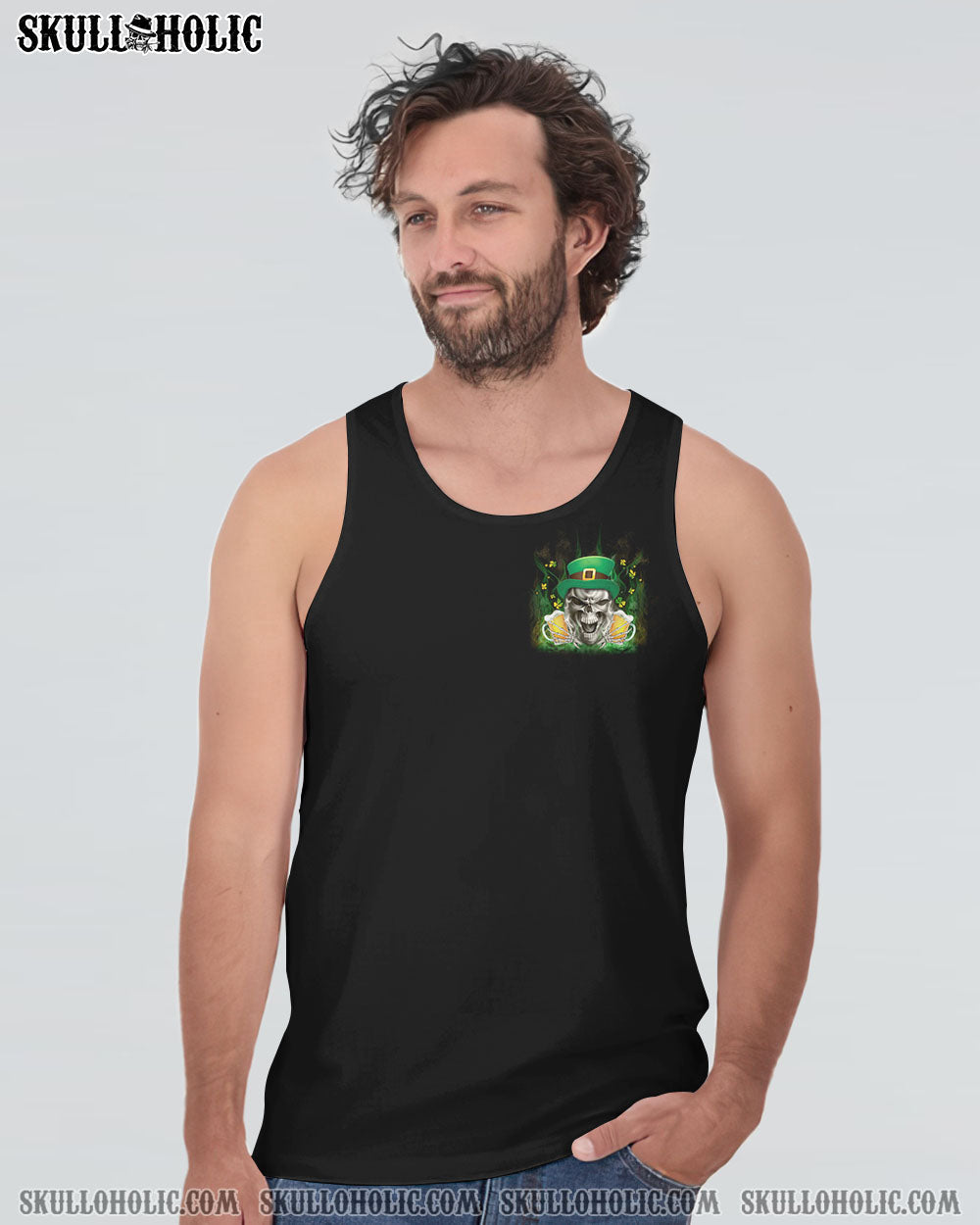 ST. PATRICK'S DAY BEER SKULL ALL OVER PRINT - YHLN3101231