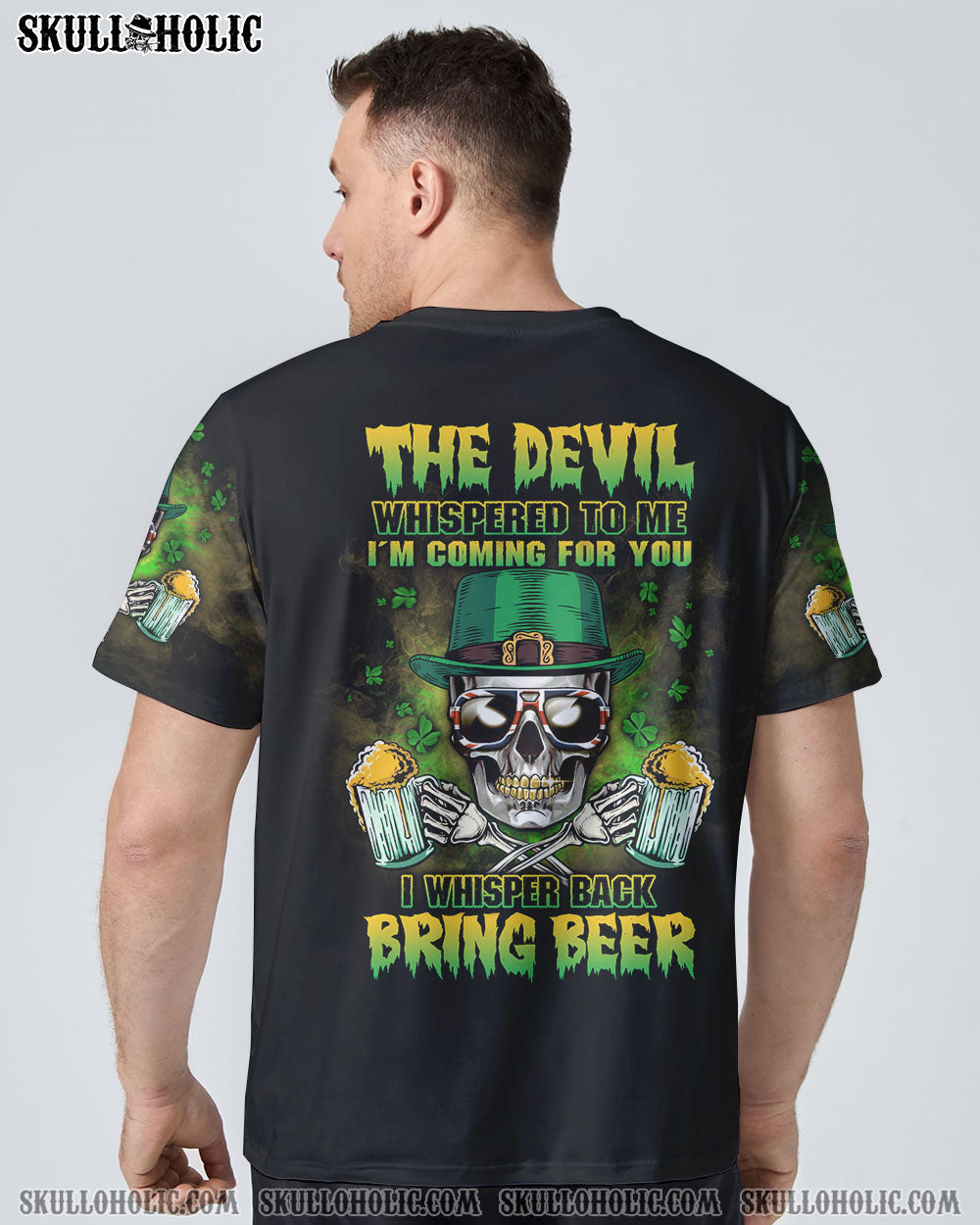 ST. PATRICK'S DAY BEER SKULL ALL OVER PRINT - YHLN1001232