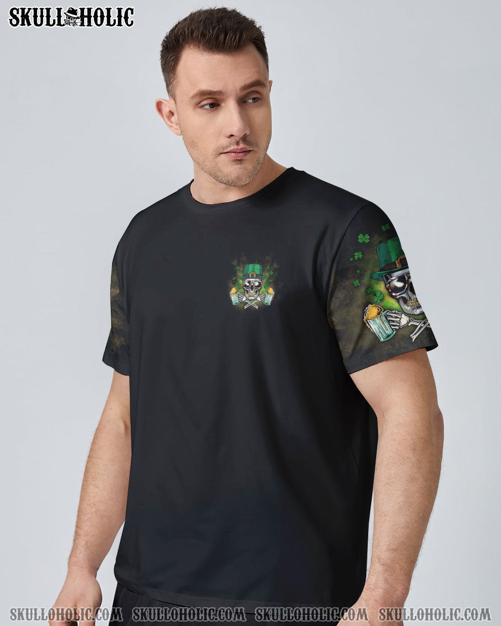 ST. PATRICK'S DAY BEER SKULL ALL OVER PRINT - YHLN1001232