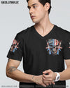 AMERICA LIVE IT LOVE IT OR GET THE HELL OUT SKULL ALL OVER PRINT - YHHN0903232