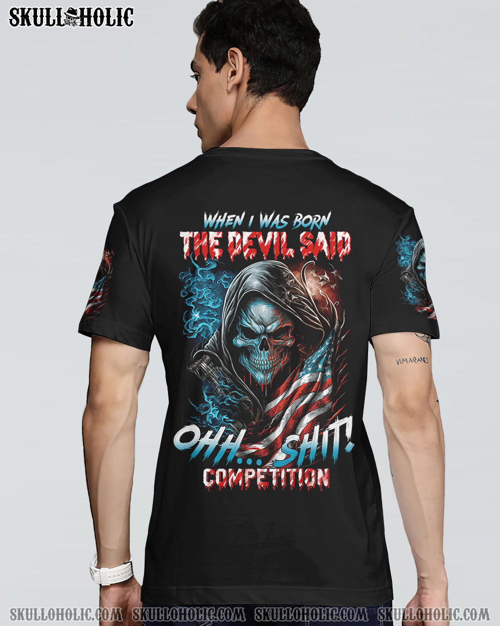 WHEN I WAS BORN REAPER FLAG ALL OVER PRINT - TLTW1503238