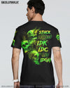 STUCK BETWEEN IDK IDC AND IDGAF SKULL ALL OVER PRINT - YHHN2303231