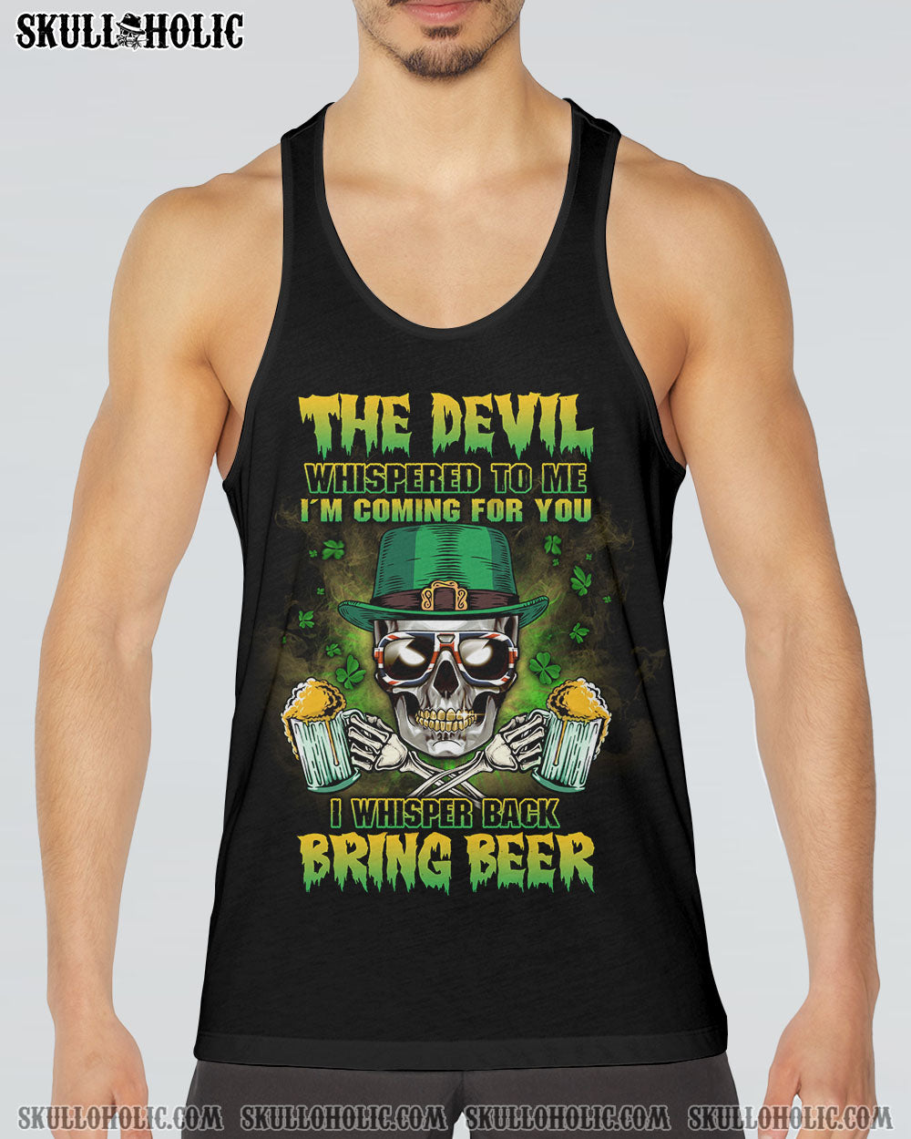 ST. PATRICK'S DAY BEER SKULL ALL OVER PRINT - YHLN1001232