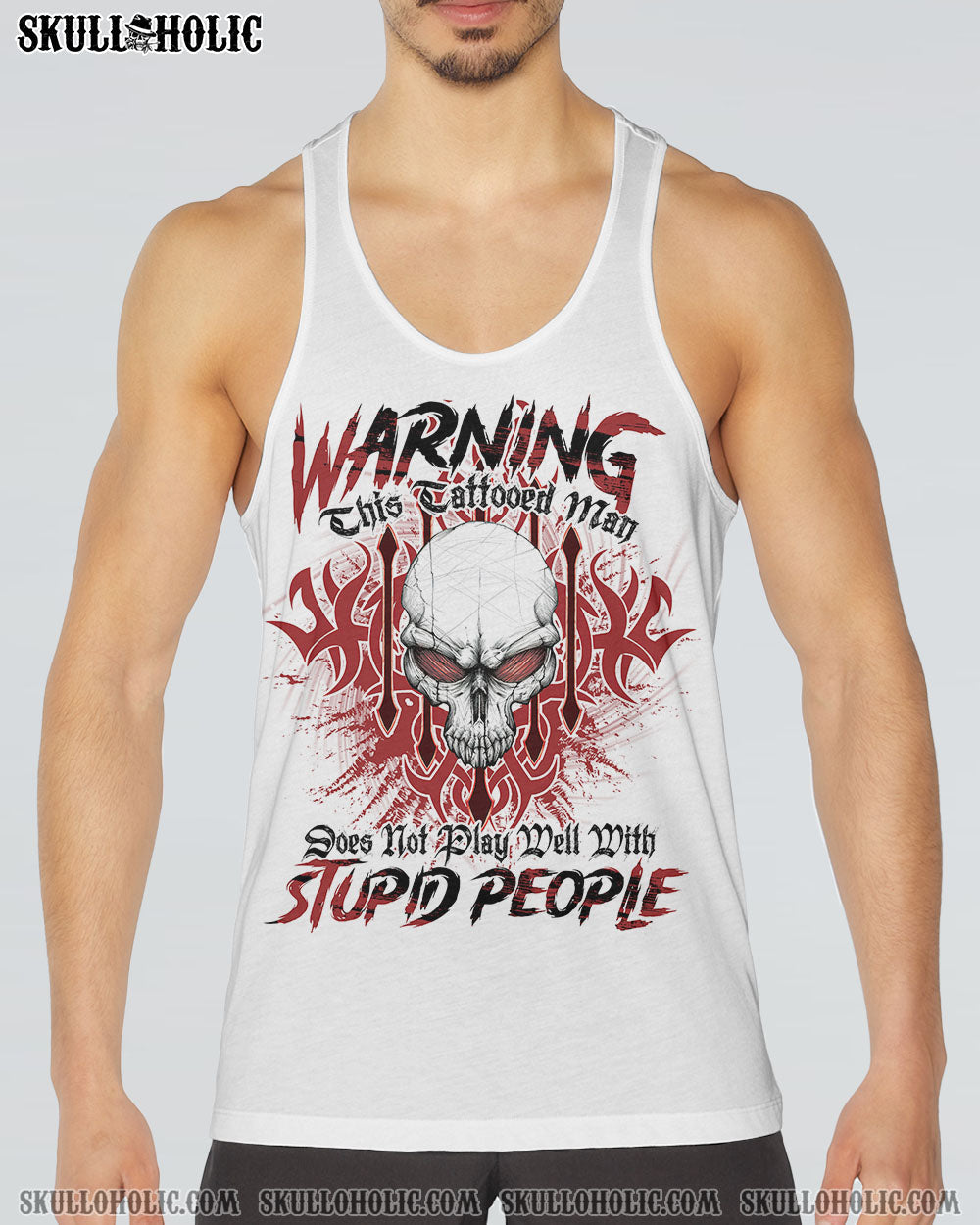 WARNING THIS TATTOOED MAN ALL OVER PRINT - TLNO0604233