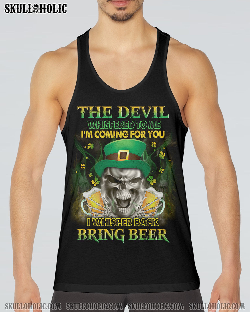 ST. PATRICK'S DAY BEER SKULL ALL OVER PRINT - YHLN3101231