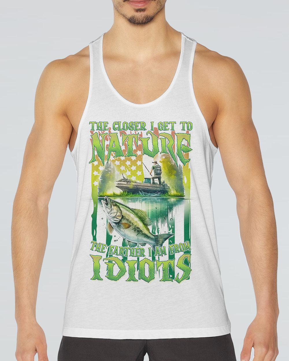 THE CLOSER I GET TO NATURE FISHING ALL OVER PRINT - YHLH2509234