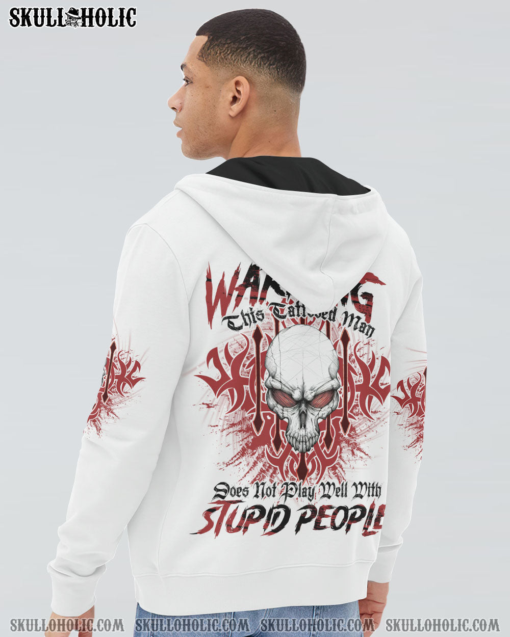 WARNING THIS TATTOOED MAN ALL OVER PRINT - TLNO0604233