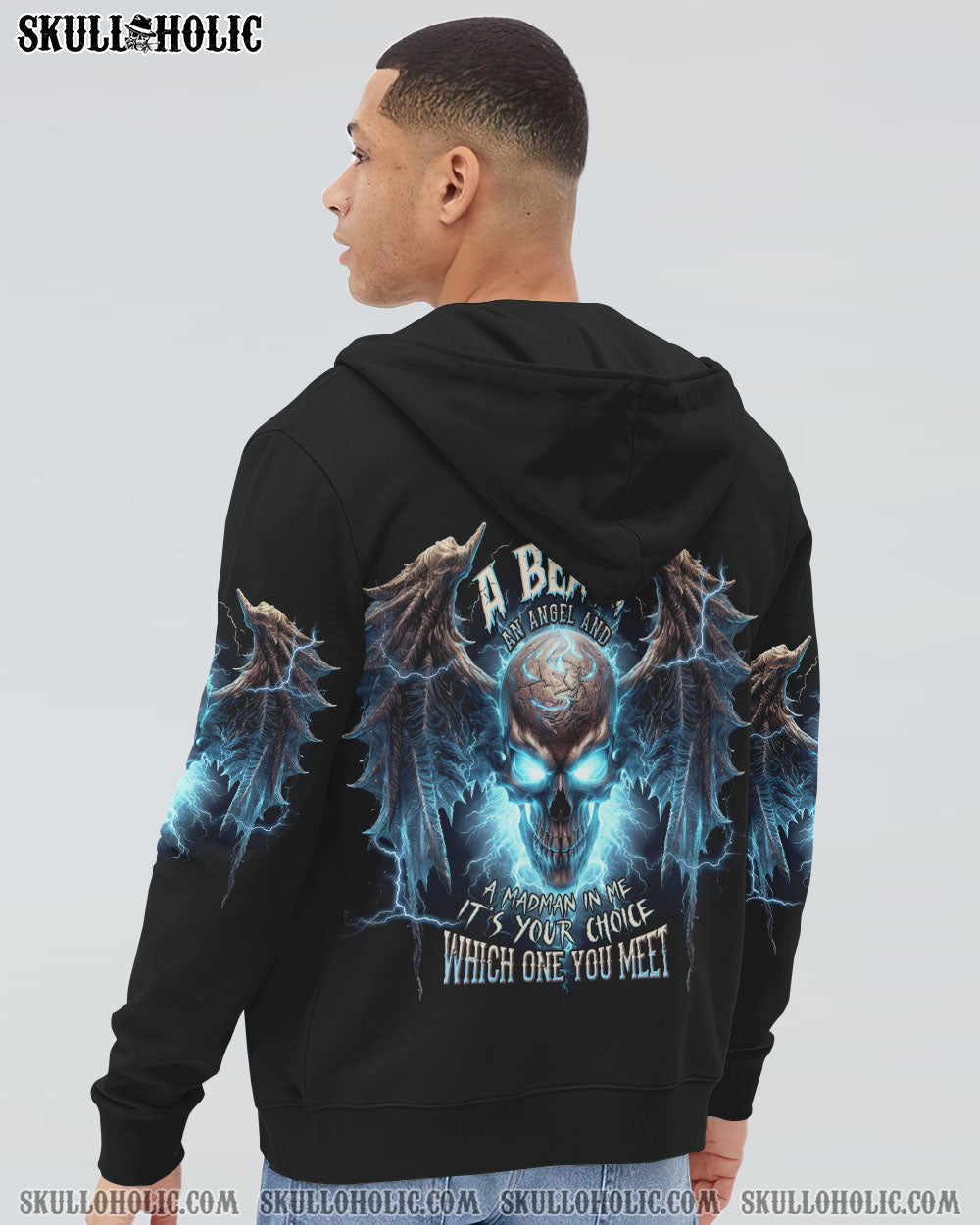 I HOLD A BEAST AN ANGEL SKULL WINGS ALL OVER PRINT - TLNT1605233