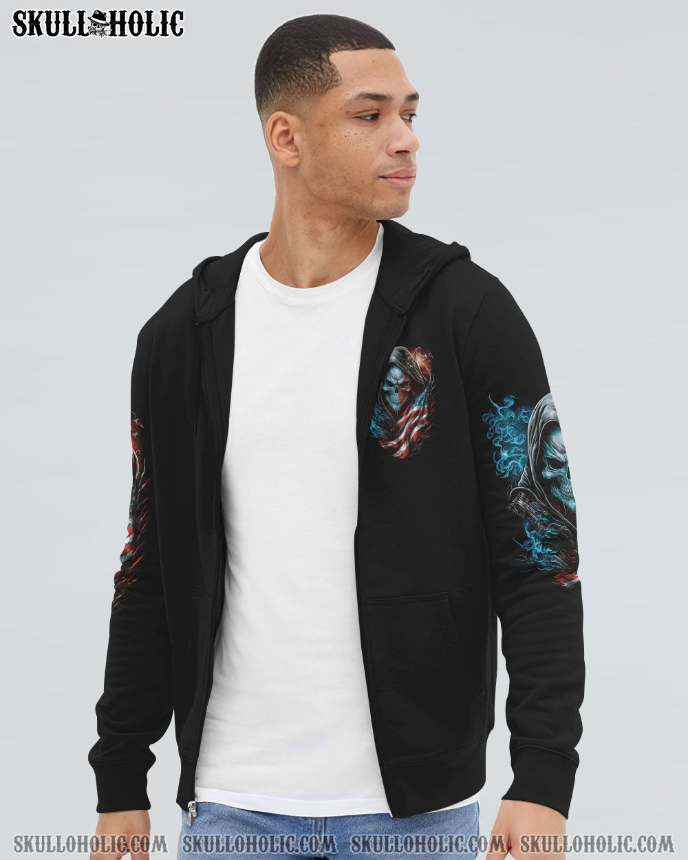 WHEN I WAS BORN REAPER FLAG ALL OVER PRINT - TLTW1503238