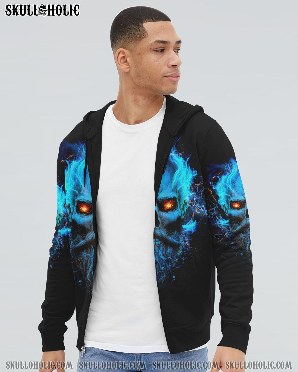 I NEVER DREAMED THAT ONE DAY GRUMPY OLD MAN SKULL ALL OVER PRINT - TLTW0704234
