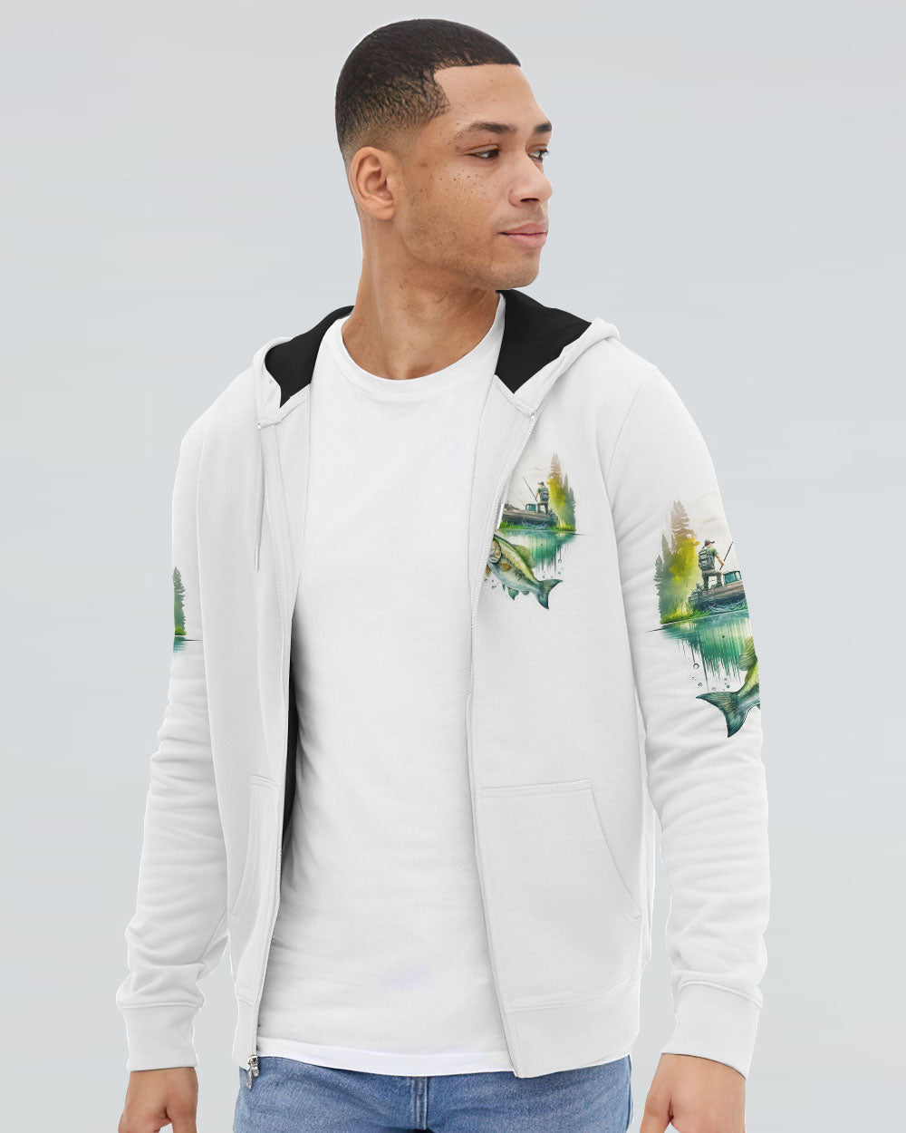 THE CLOSER I GET TO NATURE FISHING ALL OVER PRINT - YHLH2509234