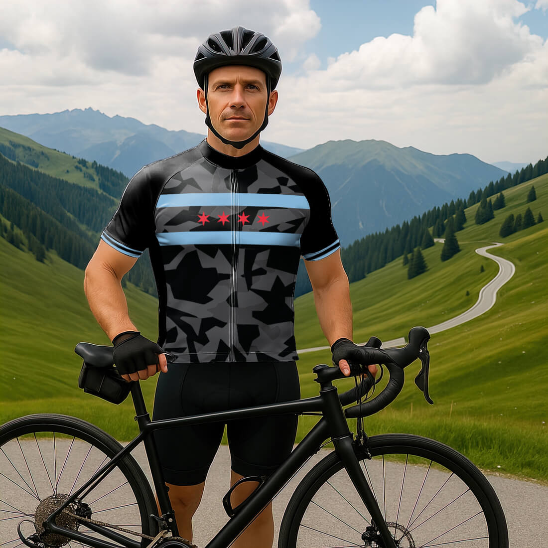 Chicago Cycling Jersey for Men
