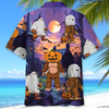 Bigfoot Halloween Night Costume Hawaiian Shirt