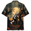 Bigfoot Halloween Trick Or Treat Hawaiian Shirt