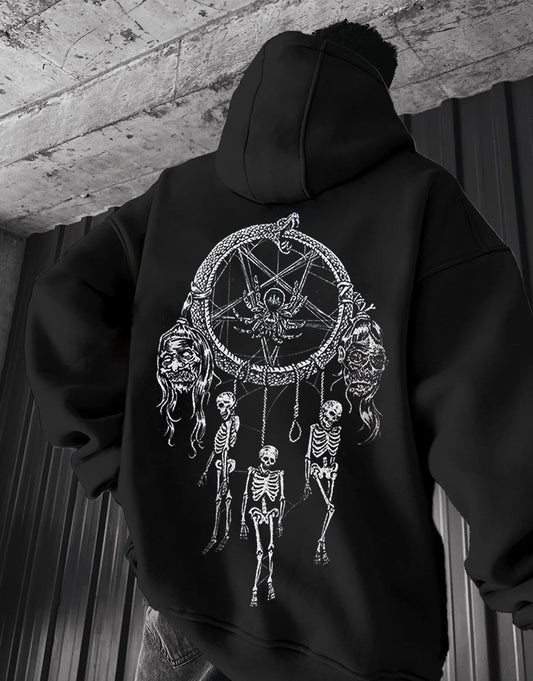 Satan Loose Large Graphic Hoodie