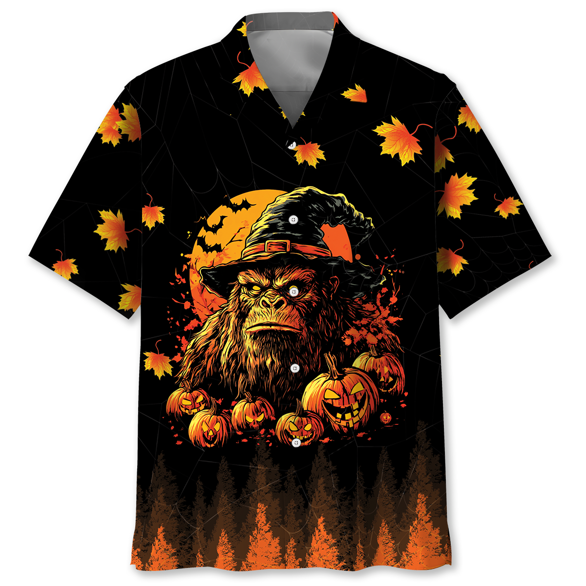 Bigfoot This Is My Human Costume Hawaiian Shirt