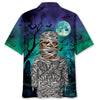 Bigfoot Mummy At Halloween Night Hawaiian Shirt