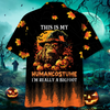 Bigfoot This Is My Human Costume Hawaiian Shirt