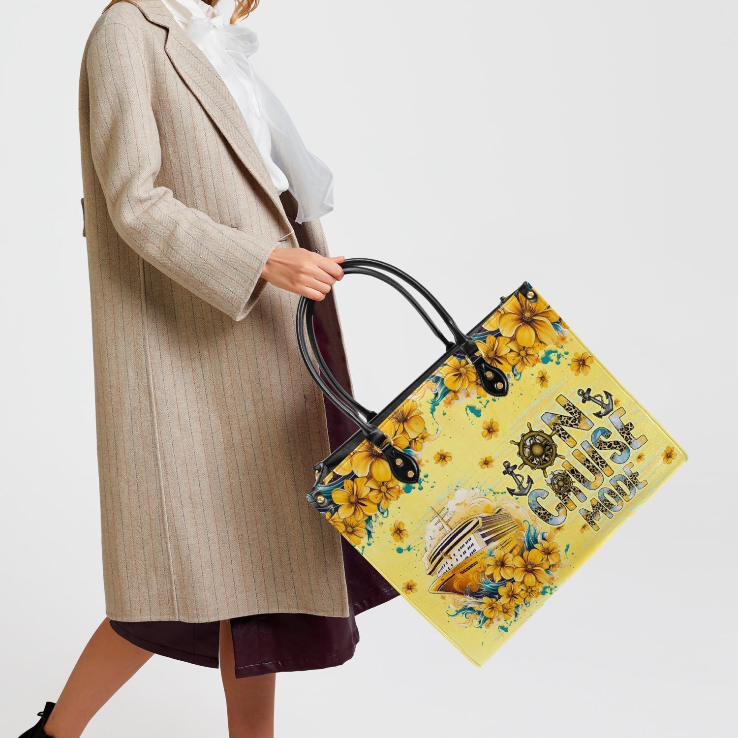 Bigcrowns ON CRUISE MODE LEATHER HANDBAG Z2903241