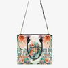Bigcrowns SOME GIRLS ARE JUST BORN TURLTE WATERCOLOR LEATHER HANDBAG T1104247