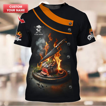 BigCrowns | Ignite Your Culinary Passion Personalized Chef Shirt
