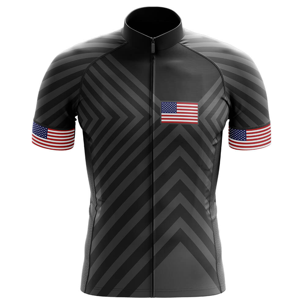 USA V13 - Black - Men's Cycling Kit