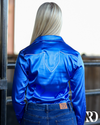 AZURE SATIN PERFORMANCE RODEO SHIRT