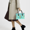 Bigcrowns SMELL THE SEA FEEL THE BREEZE TURTLE LEATHER HANDBAG T2703243