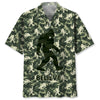Bigfoot Believe Camouflage Hawaiian Shirt