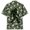 Bigfoot Believe Camouflage Hawaiian Shirt