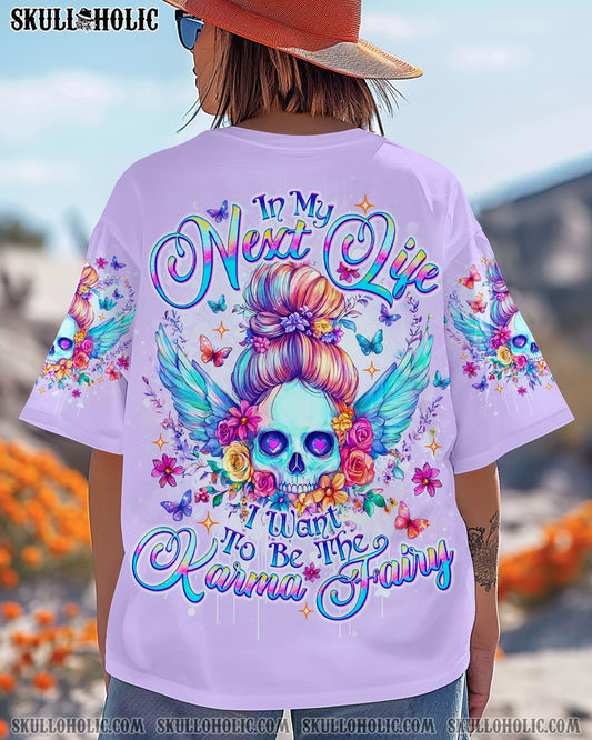 KARMA FAIRY SKULL MESSY BUN ALL OVER PRINT - TLNO00204251