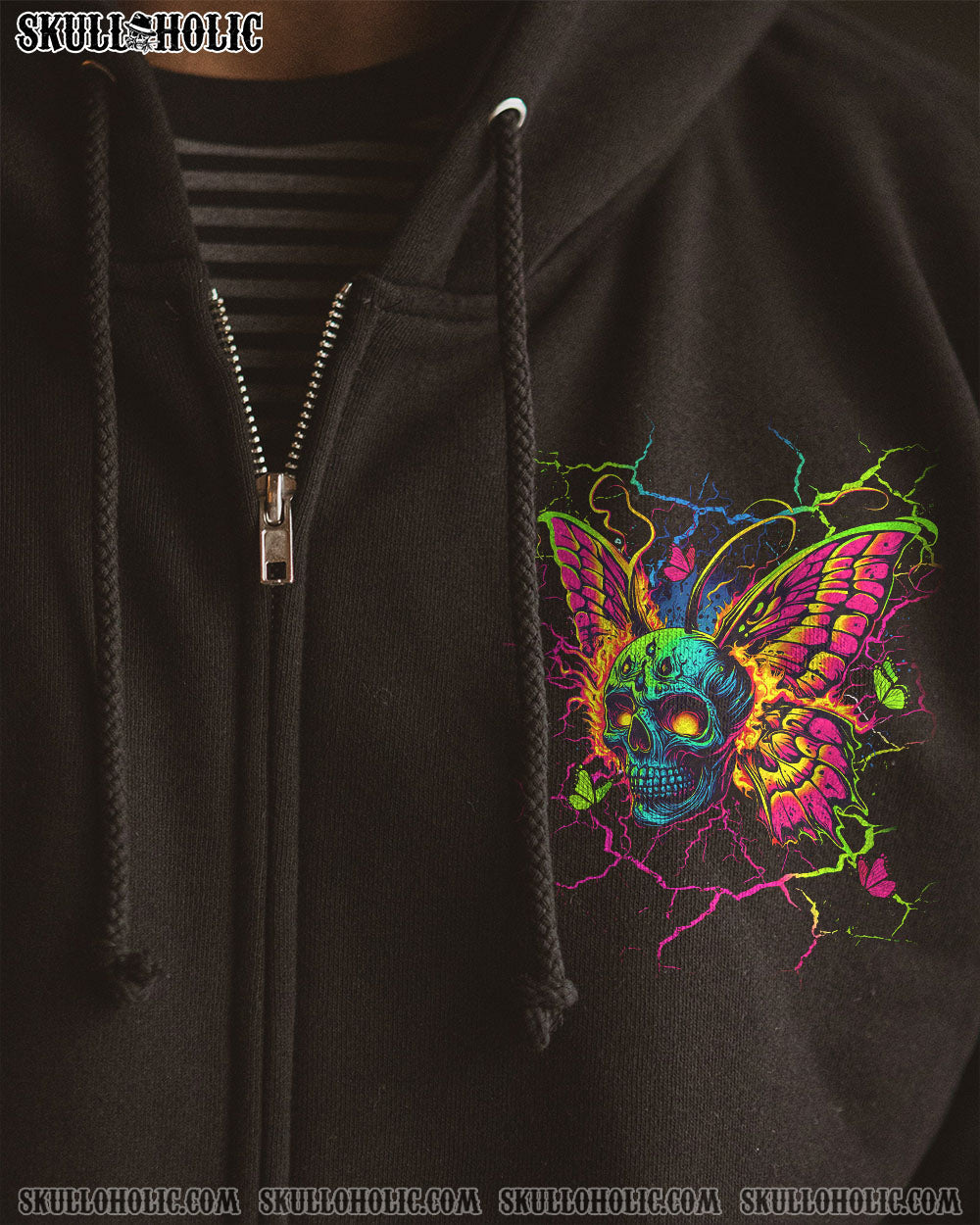 KARMA FAIRY SKULL BUTTERFLY ALL OVER PRINT - TLNT2304254