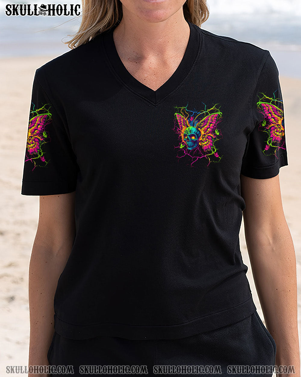 KARMA FAIRY SKULL BUTTERFLY ALL OVER PRINT - TLNT2304254