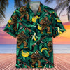 Bigfoot Military Banana Hawaiian Shirt