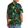 Bigfoot Military Banana Hawaiian Shirt