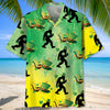 Bigfoot Shamrock Saint Patrick's Day Hawaiian Shirt